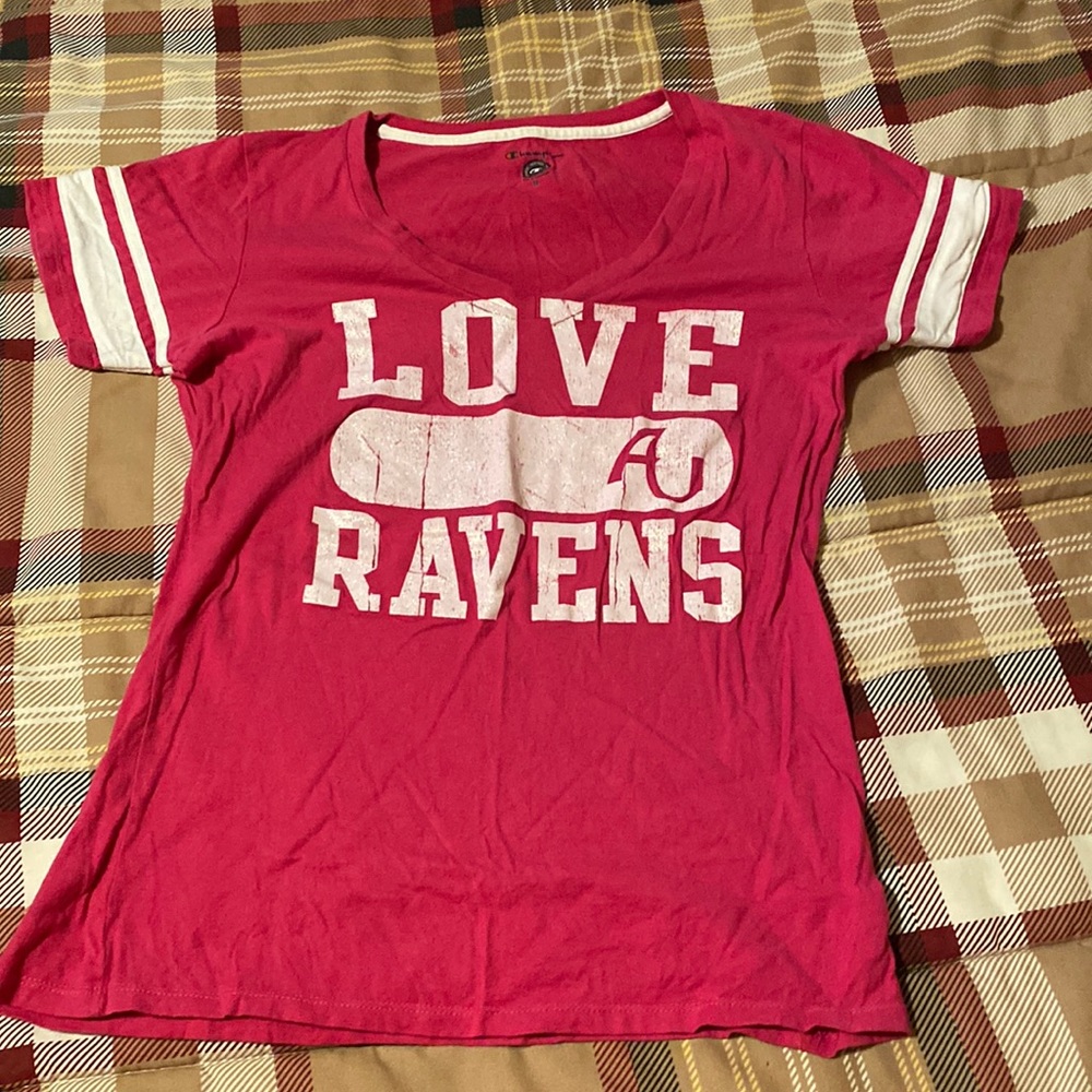 Anderson University Pink glitter T-shirt